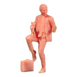 1/87/64/43 憨豆先生 微缩场景微拍摄影车模型搭配手办小人偶白膜