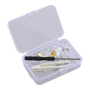 硅胶眼镜鼻托空气囊鼻梁托眼睛框垫配件盒舒适减压防滑压痕鼻托