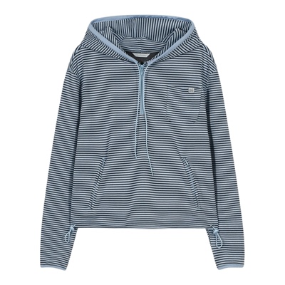 修身显瘦连帽长袖体恤拉链衫外套