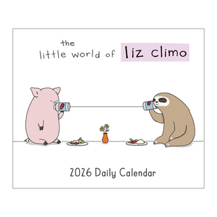 现货正版你今天真好看2026年日历Liz Climo英文治愈漫画记事本