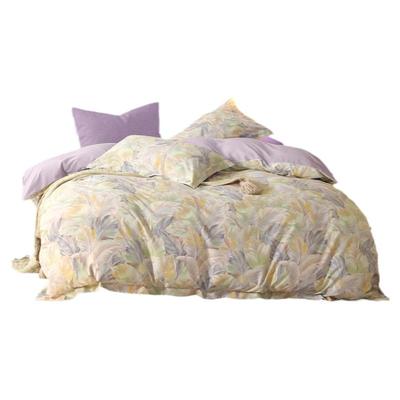 水星全棉加厚磨毛四件套秋冬保暖