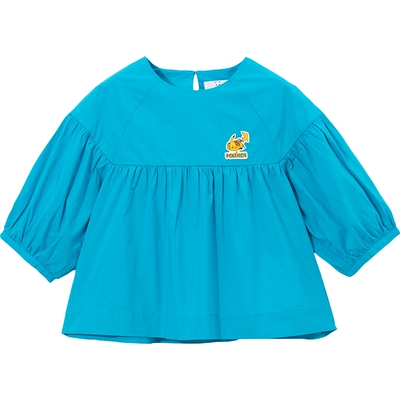 宝可梦纯棉播童装春秋圆领