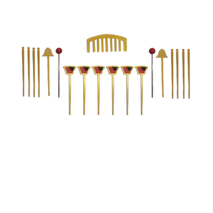 【时光】鬼灭之刃 灶门 炭治郎 堕姬cos发簪头饰整套