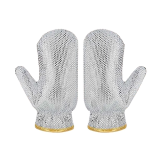 钢丝洗碗手套保暖加绒防水加厚厨房刷锅耐磨刷碗布不沾油钢丝抹布