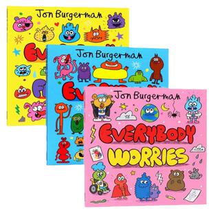 牛津精品绘本3册 人人都有身体/情绪/焦虑 英文原版Everybody Has a Body/Feelings/Worries幼儿英语早教启蒙图画书亲子趣味故事书