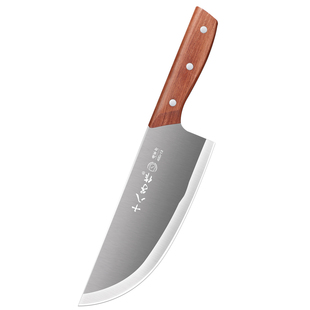 十八子作专业杀猪刀屠宰切肉刀具多用弯刀斩切分割刀猪肉刀片肉刀