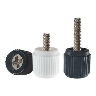 304手拧螺丝钉手柄胶头手扭电脑机箱主机滚花手拧调节螺丝M3M4