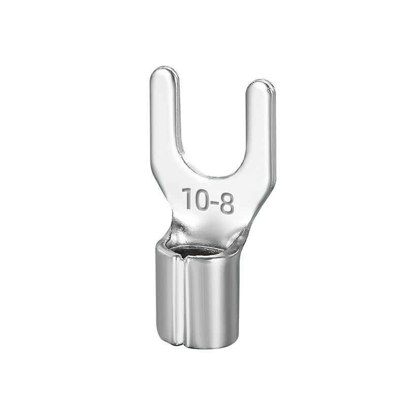 UT紫铜焊口冷压接线端子U型线耳叉型电线接头Y形线鼻子0.5-16平方