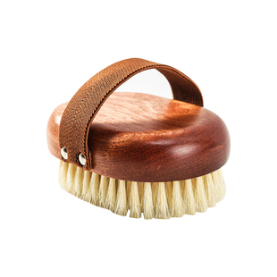 猪鬃干刷洗澡刷身体刷软毛沐浴刷美体搓澡刷子刷酸脂肪皮肤刷神器