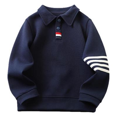 男童春秋洋气百搭翻领童装POLO衫