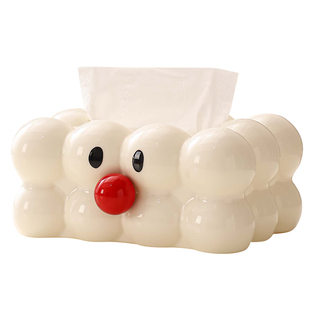 创意纸巾盒客厅家用轻奢高档抽纸盒高级感桌面茶几摆件餐巾纸盒子