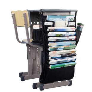 晨光文具 挂书袋 大容量课桌收纳挂袋加厚防水侧旁置物架书袋学生用挂桌课本试卷收纳整理神器多功能书立书挂