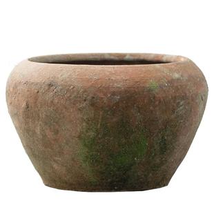 粗陶多肉花盆法师花盆陶土复古艺术小花盆户外阳台君子兰绣球苔藓