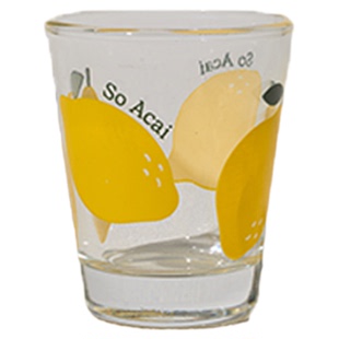 【So Acai周边】一口杯shot钠钙玻璃杯50ml柠檬印花实用耐用方便