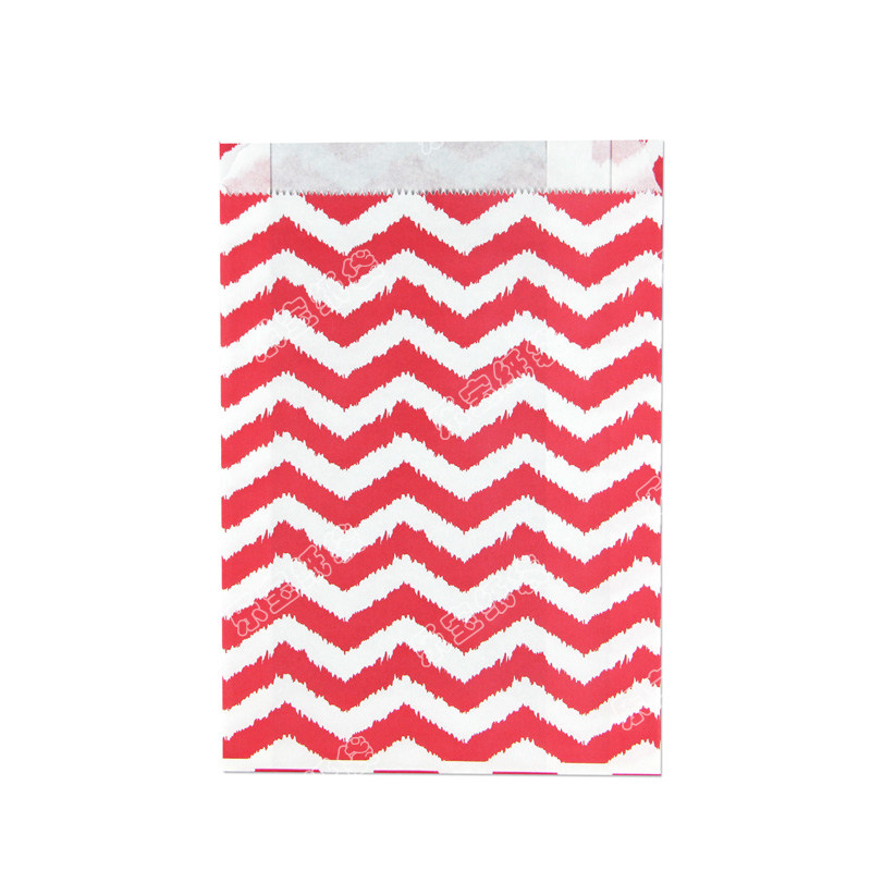 食品纸袋防油小吃袋手抓饼鸡排食品包装袋牛皮纸袋子100个