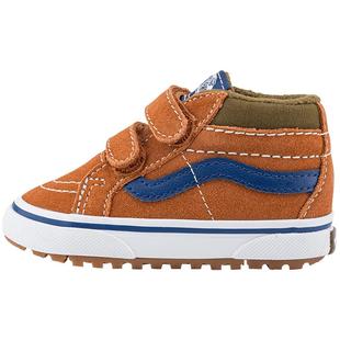 Vans范斯童鞋官方 MTE SK8-Mid Reissue V棕色户外加厚小童登山鞋