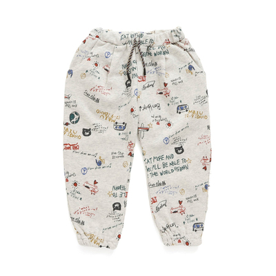 BREEZESQUARE毛线圈运动萝卜裤