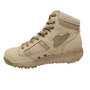 夏季CQB作战靴超轻战术靴网面透气作训靴保安靴软底沙漠靴登山靴
