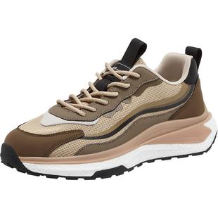 百思图春季商场同款潮酷网面透气户外运动鞋厚底男休闲鞋S9070AM4