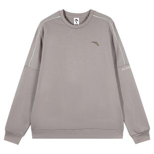 安踏加绒卫衣男冬季保暖套头衫2026新款青少年潮流内搭打底衫正品