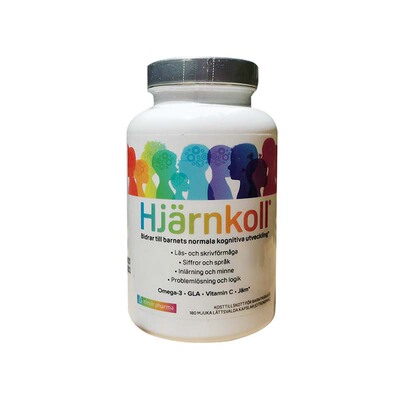 27.2瑞典Elexir学霸鱼油记忆力DHA深海鱼油青少年学生儿童omega3