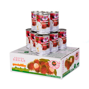 双象红毛丹罐头565g*12罐整箱装正牌泰国进口糖水龙眼龙凤果新鲜