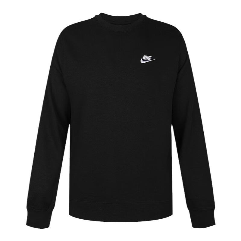 正品NIKE耐克男装2024冬款简约圆领运动休闲卫衣套头衫BV2667-010