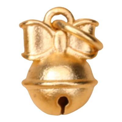 沙金小铃铛手工配件diy迷你挂件