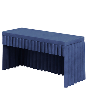 防水会议桌布桌裙商务展会签到台桌布长条桌桌罩粗麻高级感台布