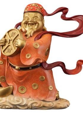 铜财神驾到工艺品客厅财神爷摆件