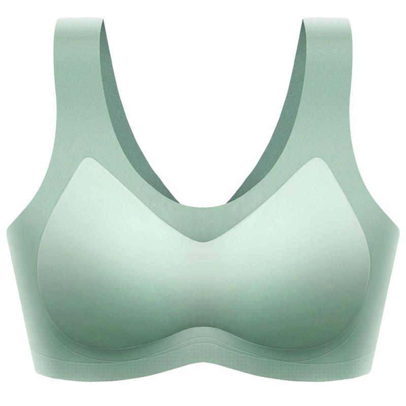 乳胶无痕美背小胸聚拢内衣女