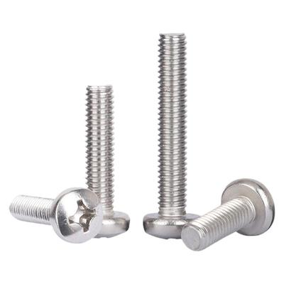 304不锈钢十字槽盘头圆头机螺钉