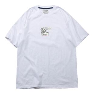 STRL Crying Baby主题趣味印花宽松休闲街头短袖T恤TEE