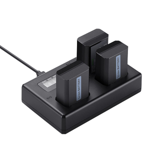 绿巨能NP-FW50充电器相机电池适用索尼a6400 a6300 a6000 a5100 a7 a7r a7r2 a7m2 zve10 a5000 nex5单反RX10