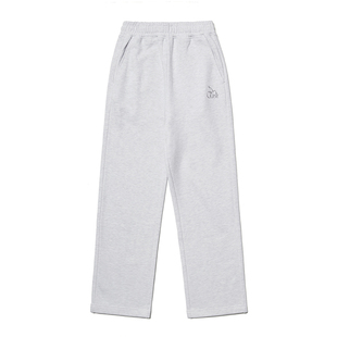 kirsh大樱桃秋冬新款女百搭运动裤宽松简约棉长款卫裤阔腿格雷系