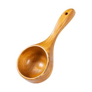 日式木勺吃播螺蛳粉勺子水瓢舀米勺大汤勺嗦粉米粉勺大号盛汤米勺