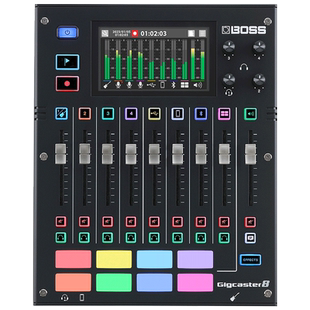 Roland罗兰BOSS多功能直播混音台Gigcaster 8人声延迟音频声卡GCS