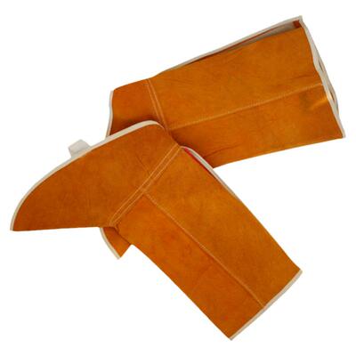 纯牛皮护脚盖电焊护腿劳保防护