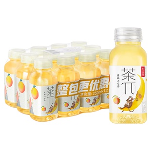 农夫山泉茶π（派）蜜桃乌龙茶250ml*12瓶量贩装茶饮料上 新