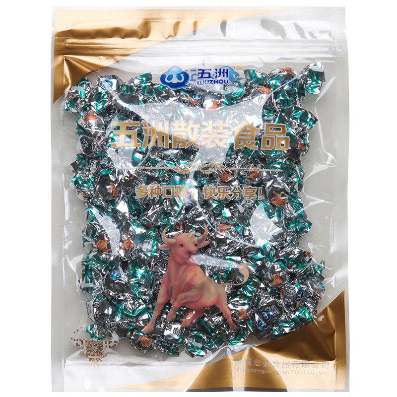 五洲250g小包装麻辣沙爹味牛肉粒