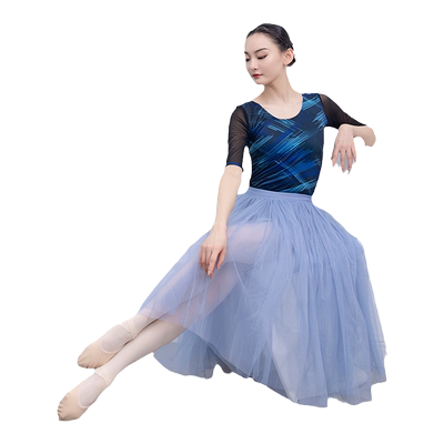 星卡曼芭蕾舞长裙演出练功裙子