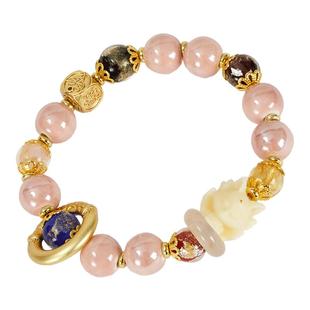 五台山四方财神方珠大圆满香灰手串小九灰灰瓷姻缘手串送女生礼物