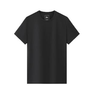 【液氨凉感】霞湖世家100%纯棉t恤男夏季50支7A抗菌圆领短袖025