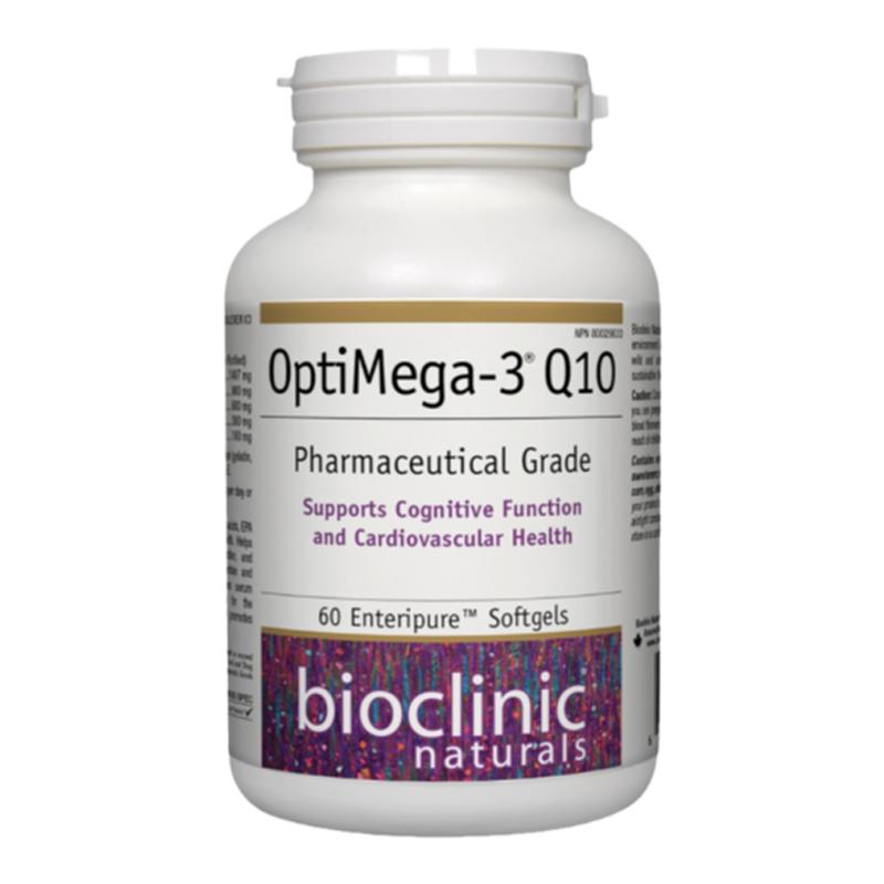加拿大 Bioclinic OptiMega-3 Q10 鱼油+辅酶Q10 专业品质 60粒