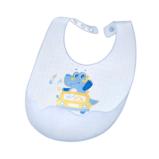 宝宝吃饭围兜辅食饭兜硅胶婴儿兜兜儿童防水围嘴喂饭专用防脏神器