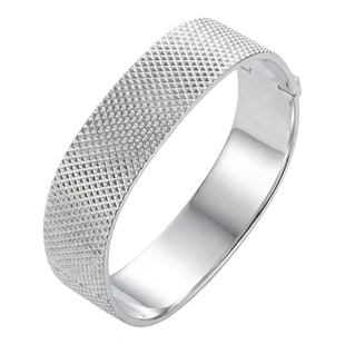 Gloire/古名S925银圈口56-57mm日韩轻奢银戒手工气质款手镯