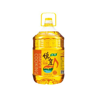 龙大压榨一级物理压榨花生油6.2L