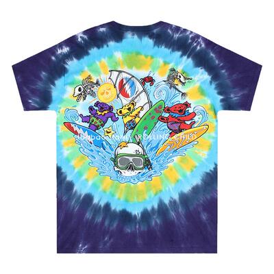 正版GratefulDead小熊扎染T恤