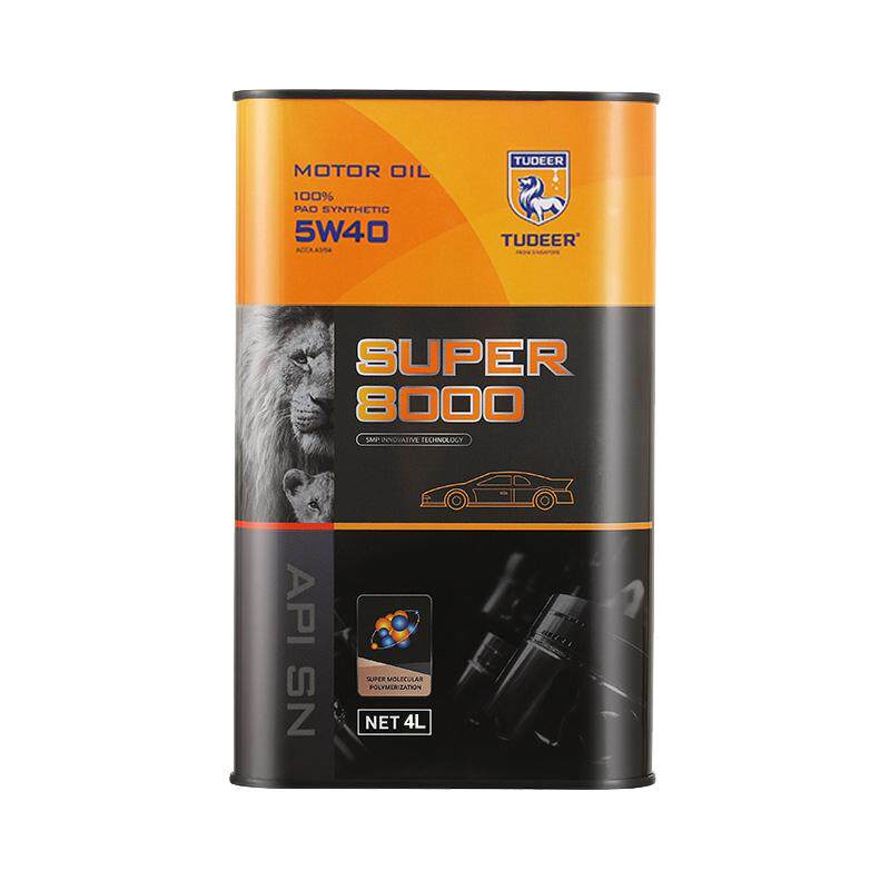 拓尔汽车机油全合成机油正品5W40SN级进口PAO润滑油4L官方旗舰店