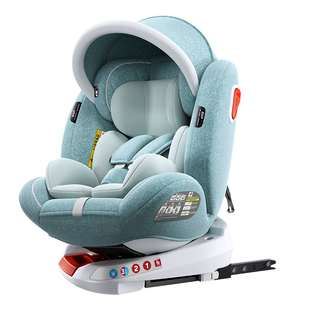 儿童安全座椅汽车用婴儿宝宝车载360度旋转座椅0-12岁可坐可躺